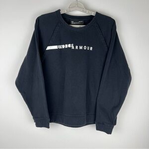 Under Armour Womens Sweatshirt Fleece Crew Neck Pullover Size L